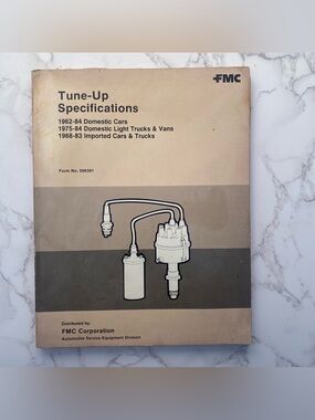 Mitchell Tune-Up Specifications 1962-84 Cars 1975-84 Truck & Vans 1968-83 Import